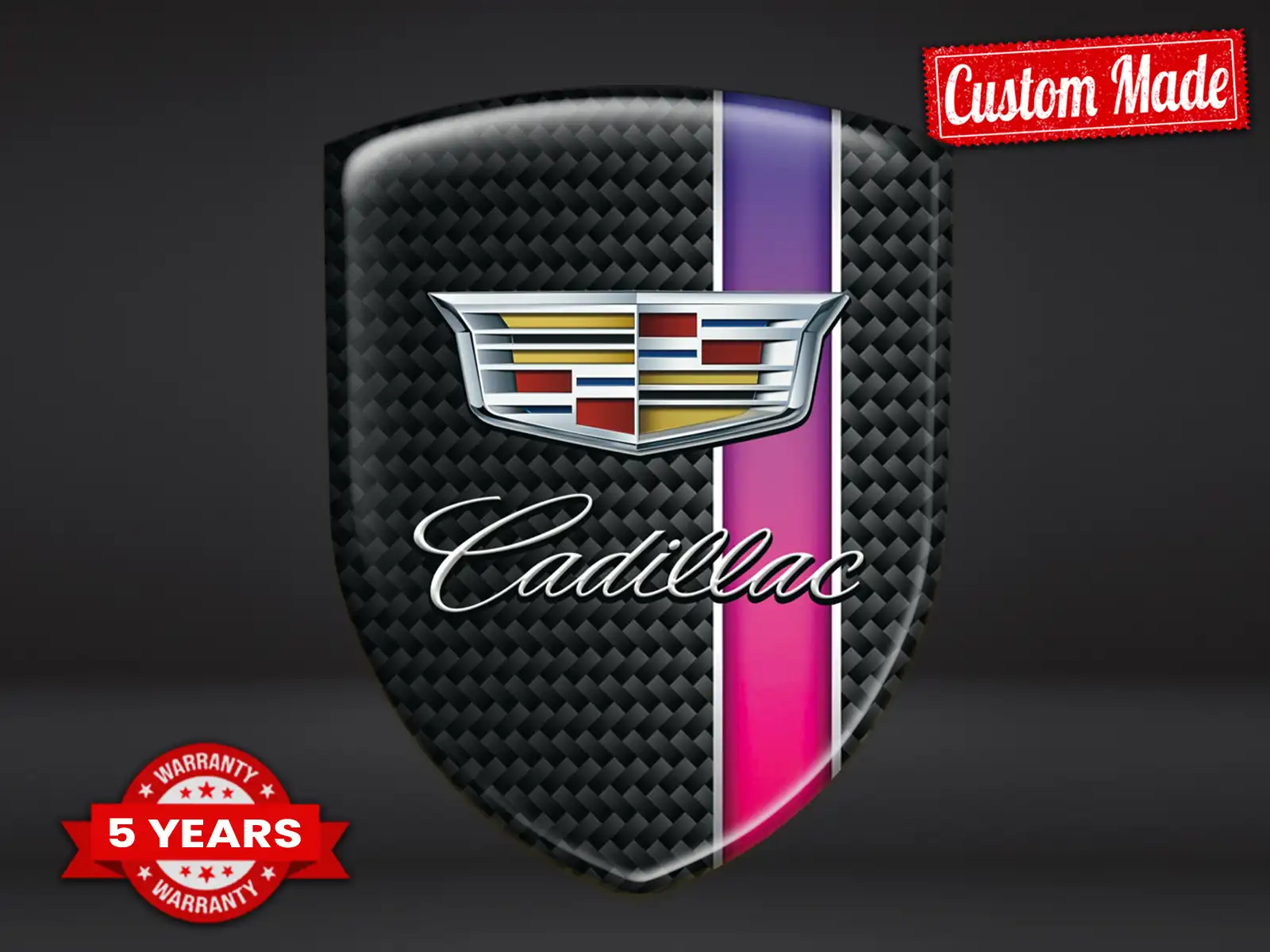 Cadillac Heckscheibensticker Limitiert Stilvoll Robust